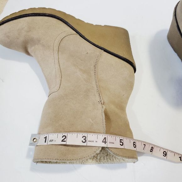Kellie & Katie fold over suede winter booties  8.5 - Picture 4 of 16